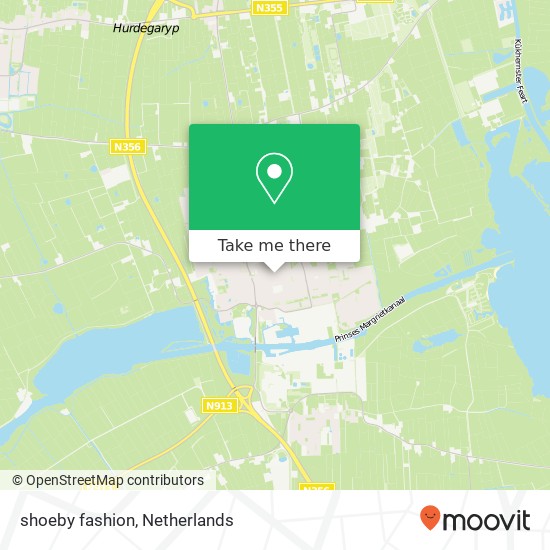 shoeby fashion, Schoolstraat 31 9251 EA Tytsjerksteradiel map