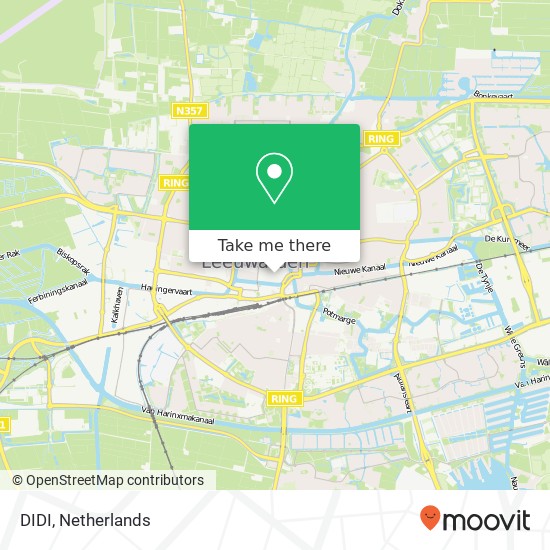 DIDI, Zaailand 109 8911 BL Leeuwarden map