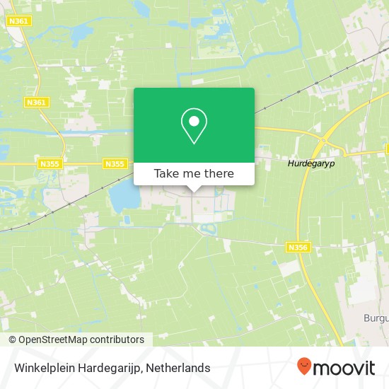 Winkelplein Hardegarijp map