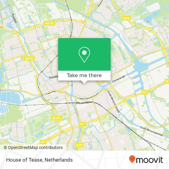 House of Tease, Pelsterstraat 17 9711 KH Groningen map