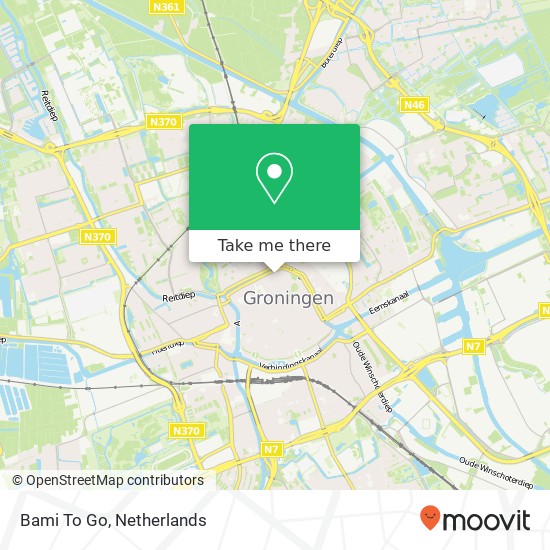 Bami To Go, Oude Ebbingestraat 77 9712 HG Groningen map