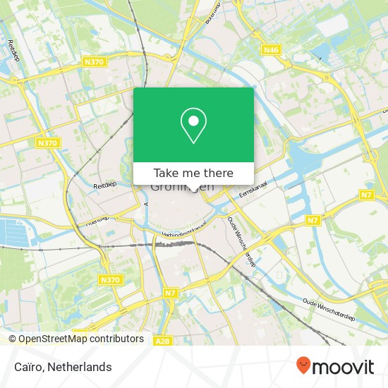 Caïro, Peperstraat 8 9711 PD Groningen map