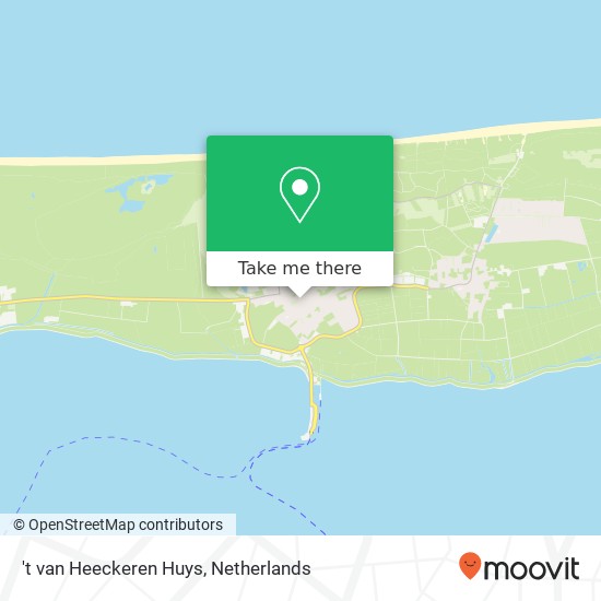 't van Heeckeren Huys, Kerkplein 6 9163 HB Ameland Karte