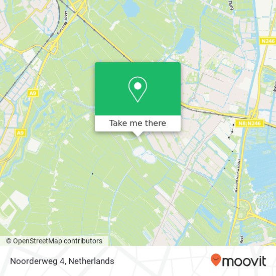 Noorderweg 4, 1566 NW Assendelft map