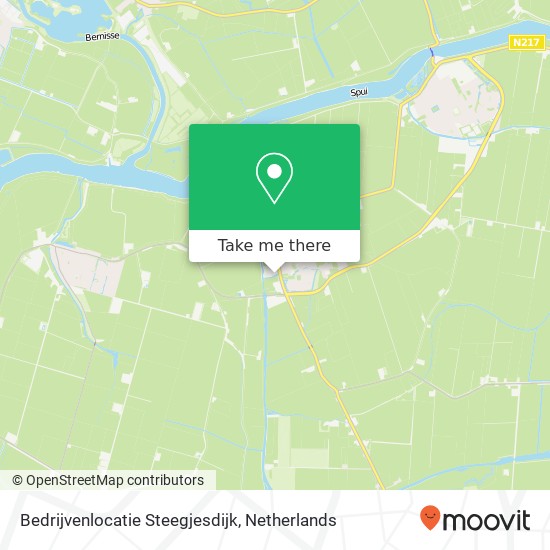 Bedrijvenlocatie Steegjesdijk map