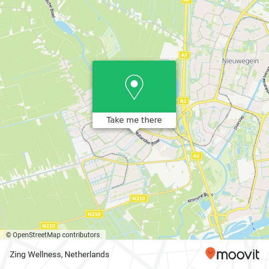 Zing Wellness, Utrechtsestraat 8 map