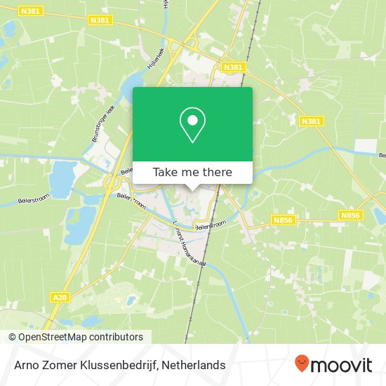 Arno Zomer Klussenbedrijf, De Vonderkampen 127 map