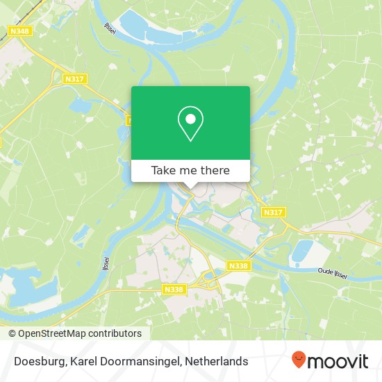 Doesburg, Karel Doormansingel map