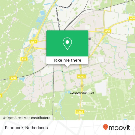 Rabobank, President Kennedylaan 92 map