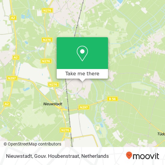 Nieuwstadt, Gouv. Houbenstraat map