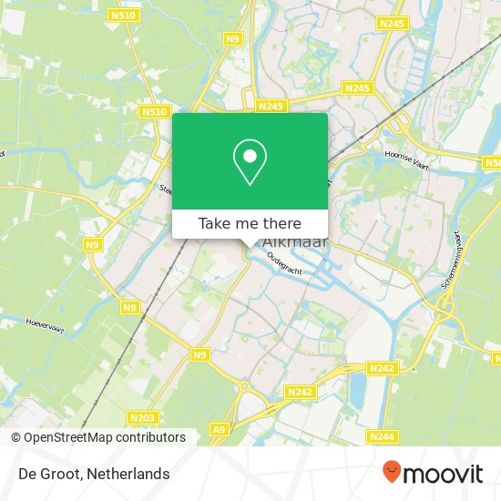 De Groot map