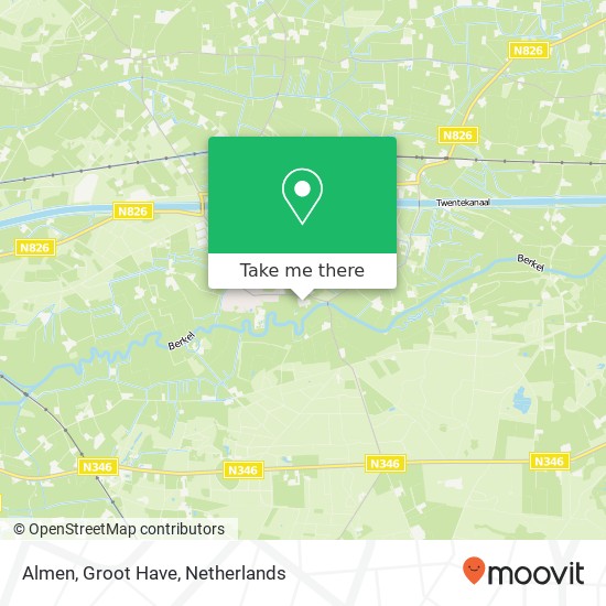 Almen, Groot Have map