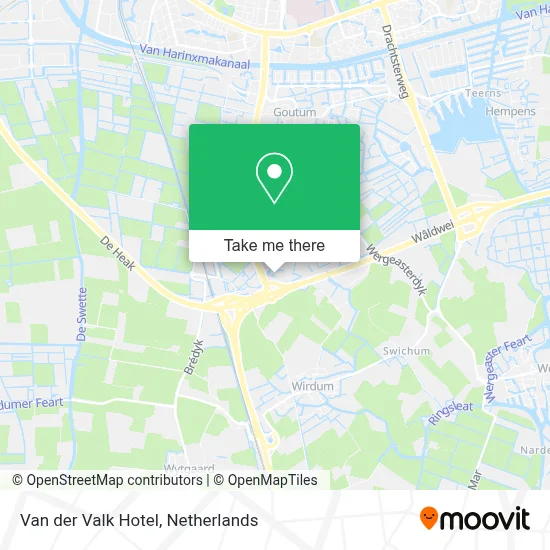 Van der Valk Hotel map