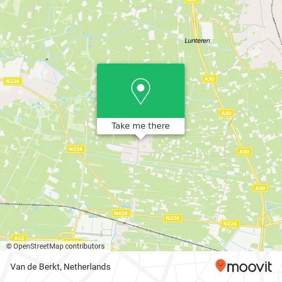 Van de Berkt map