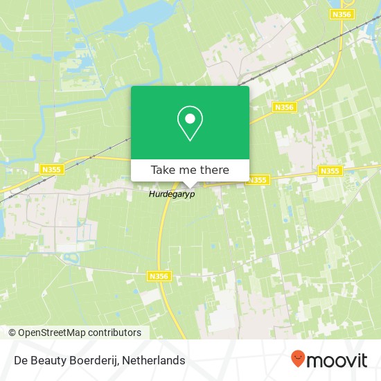 De Beauty Boerderij, Rijksstraatweg 168 map