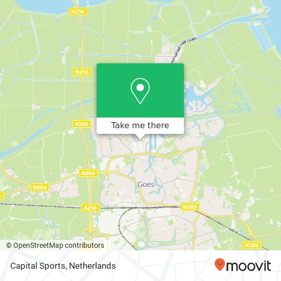 Capital Sports, Geldeloozepad 7 map