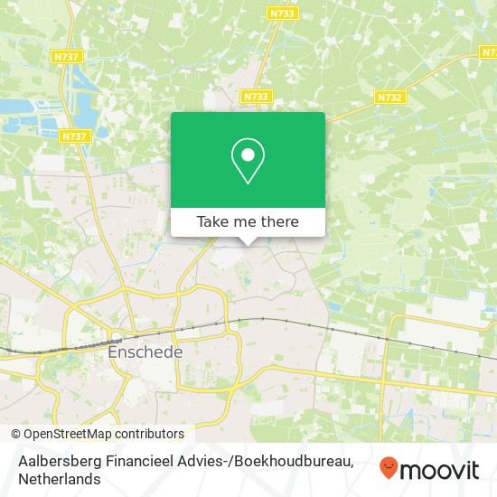 Aalbersberg Financieel Advies- / Boekhoudbureau, Kotkampweg 142 map