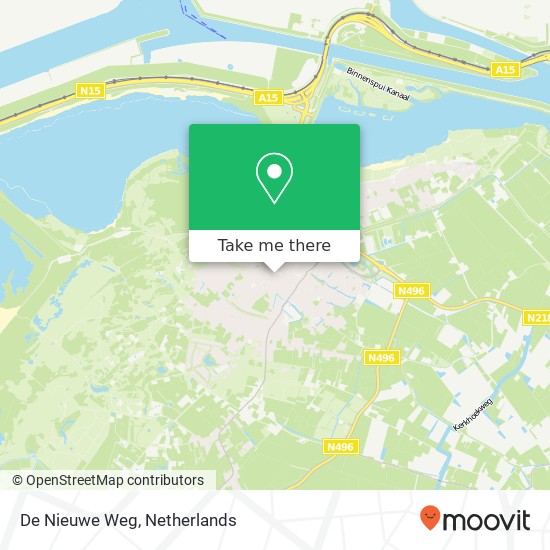 De Nieuwe Weg, Nieuweweg 12 map