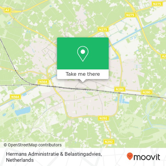 Hermans Administratie & Belastingadvies, Emmasingel 101 map