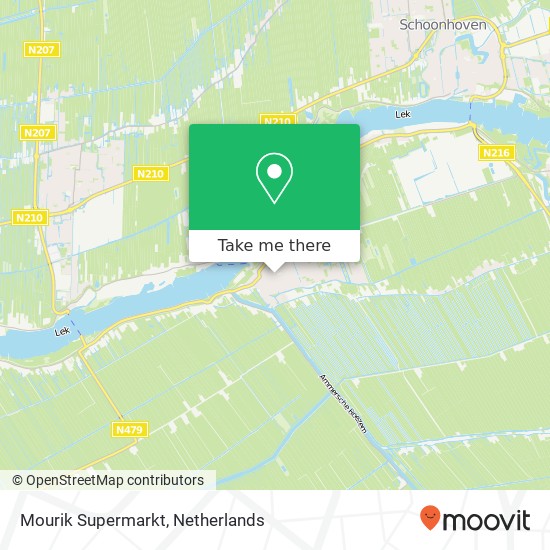 Mourik Supermarkt, Margrietstraat 1 map