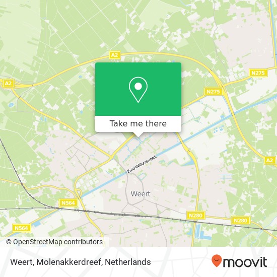 Weert, Molenakkerdreef map