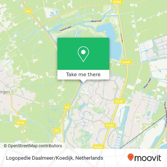 Logopedie Daalmeer / Koedijk, Zonneweid 8B map