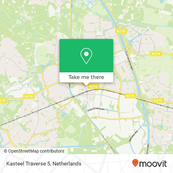 Kasteel Traverse 5, 5701 NR Helmond map