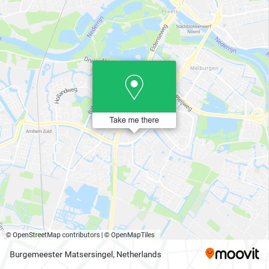 Burgemeester Matsersingel map