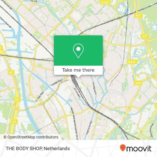 THE BODY SHOP, Hoog Catharijne map