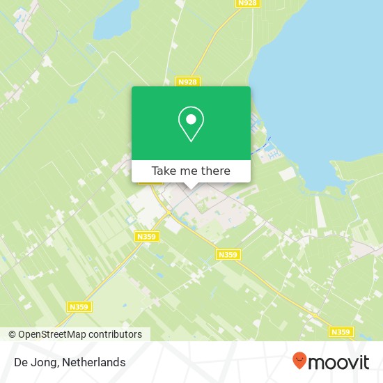 De Jong, Van Swinderenstraat 50 Karte