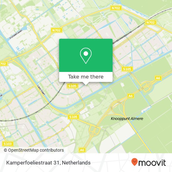 Kamperfoeliestraat 31, 1338 VM Almere-Buiten map