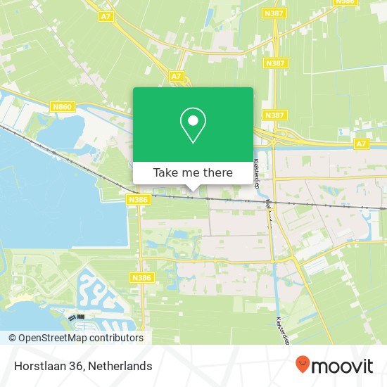 Horstlaan 36, 9601 LK Hoogezand map
