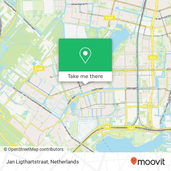 Jan Ligthartstraat map