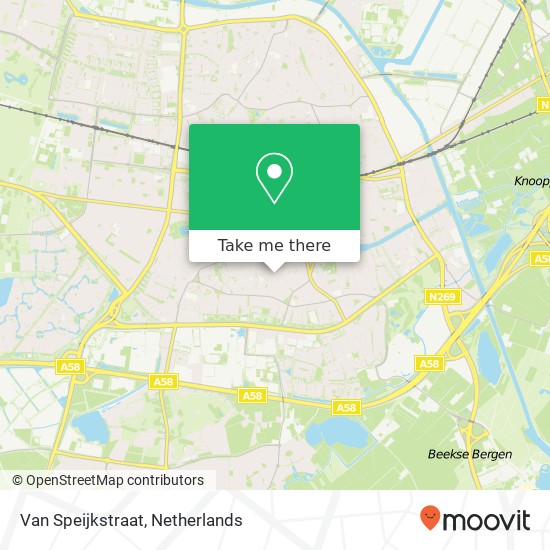 Van Speijkstraat map