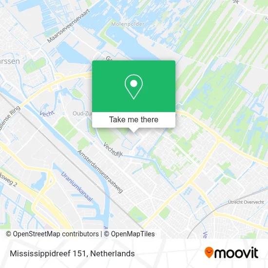 Mississippidreef 151 map