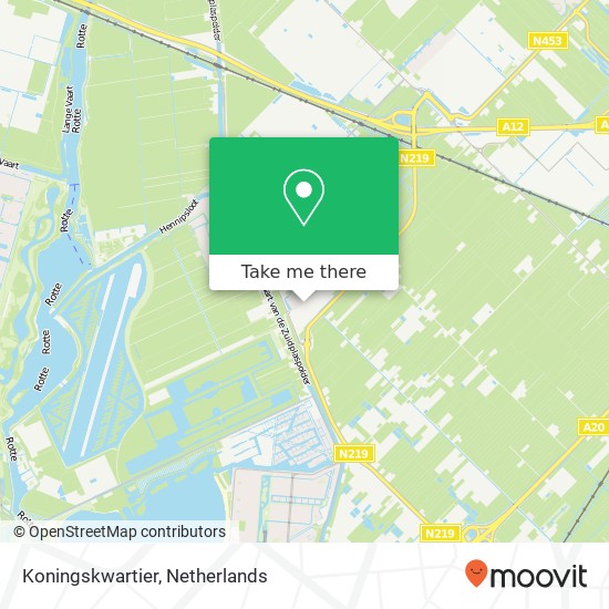 Koningskwartier Karte