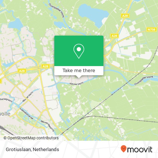 Grotiuslaan map