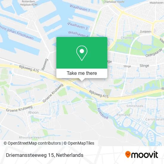 Driemanssteeweg 15 map