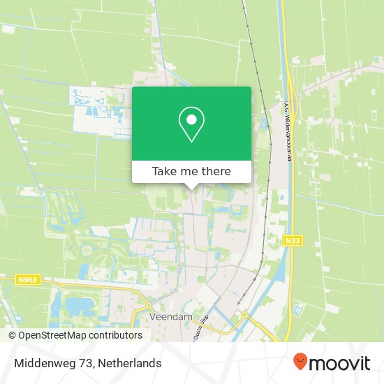 Middenweg 73 map