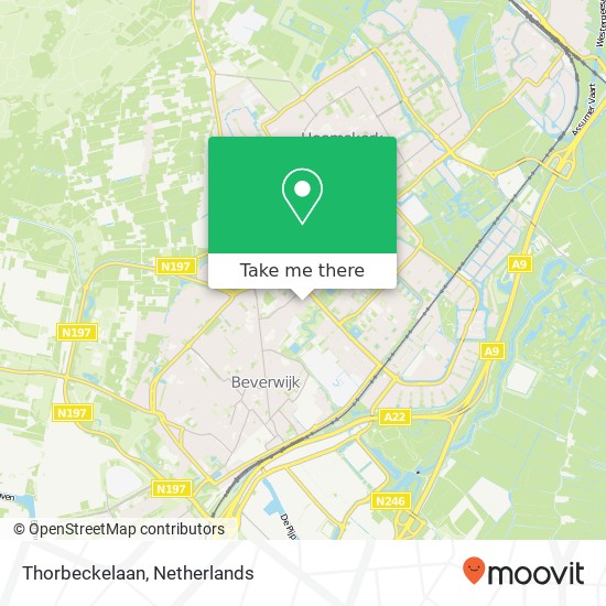 Thorbeckelaan map