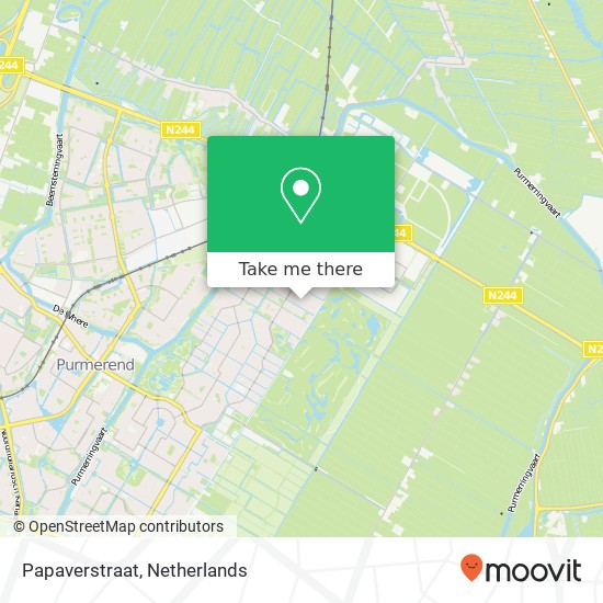 Papaverstraat map