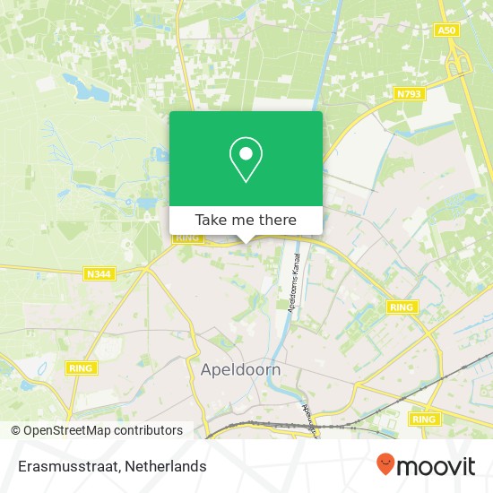 Erasmusstraat map