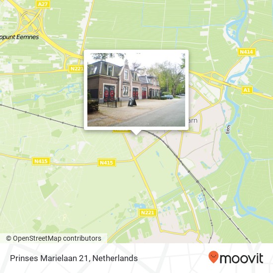 Prinses Marielaan 21 map