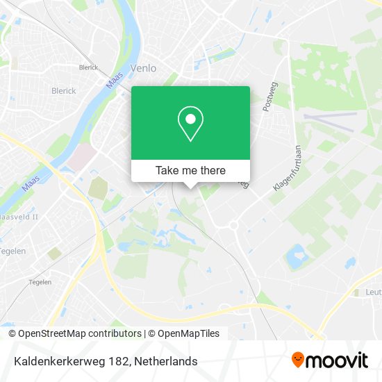Kaldenkerkerweg 182 map
