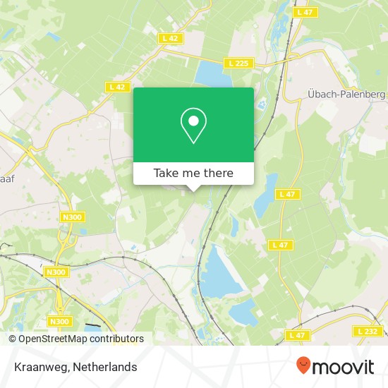 Kraanweg map