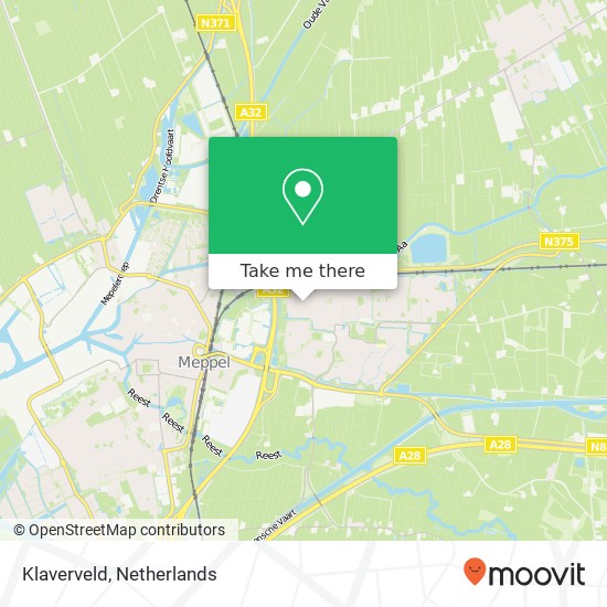 Klaverveld map