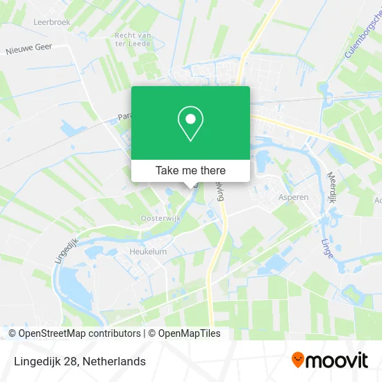 Lingedijk 28 map