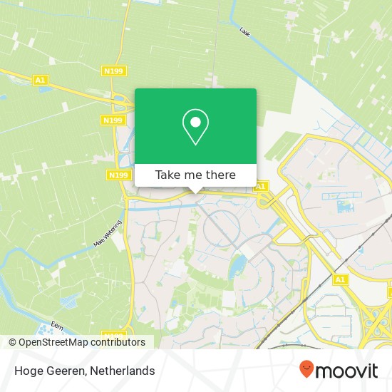 Hoge Geeren map