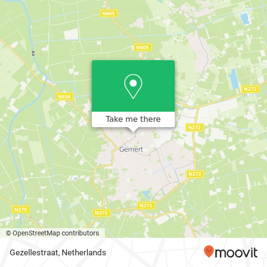 Gezellestraat map