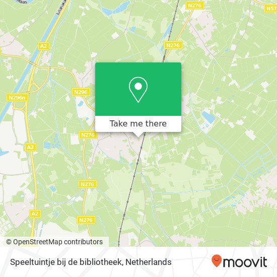 Speeltuintje bij de bibliotheek map